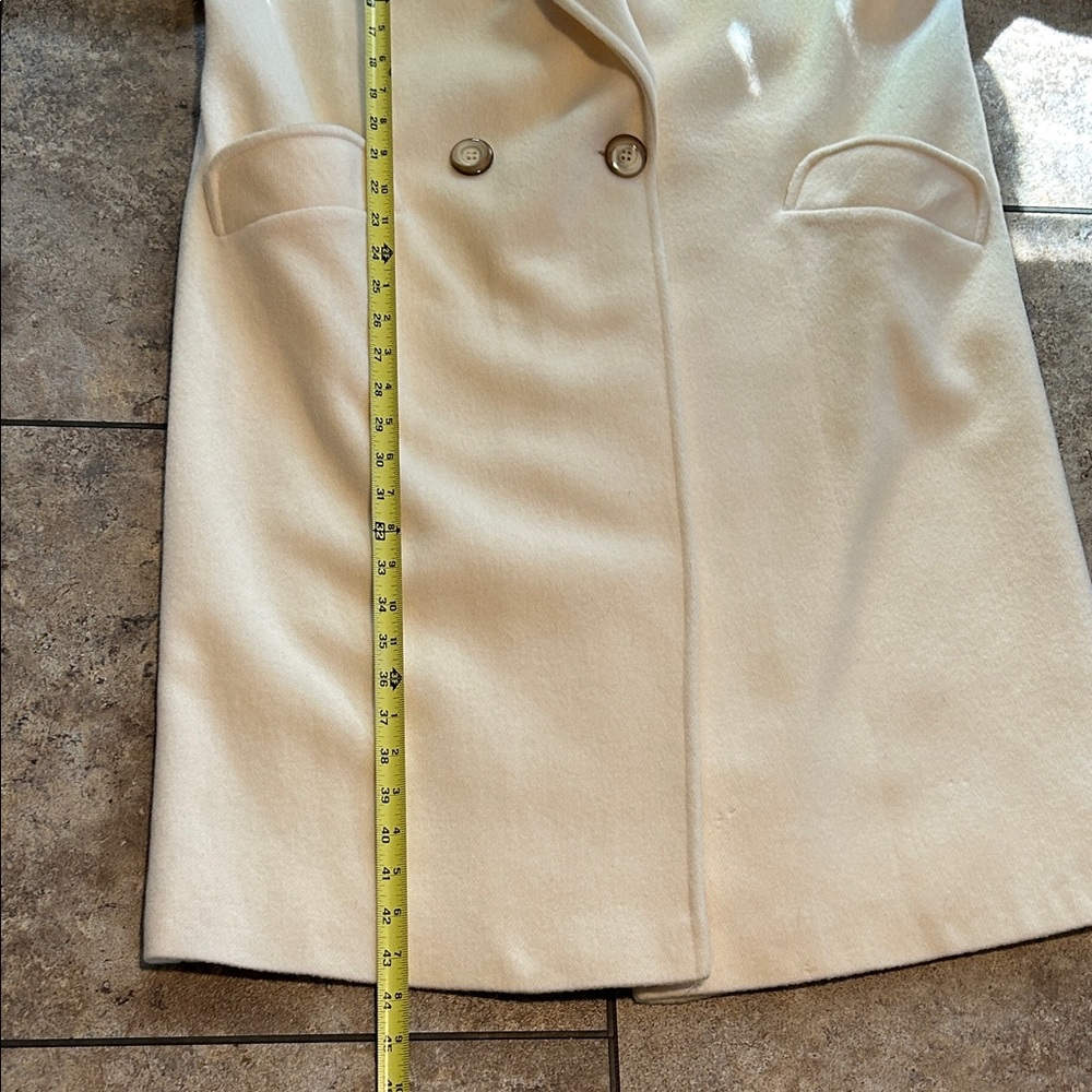 La Vogue Petite Vintage Wool Elegant Cream Women's Coat 80’s - 90’s USA🇺🇸 - Picture 8 of 10